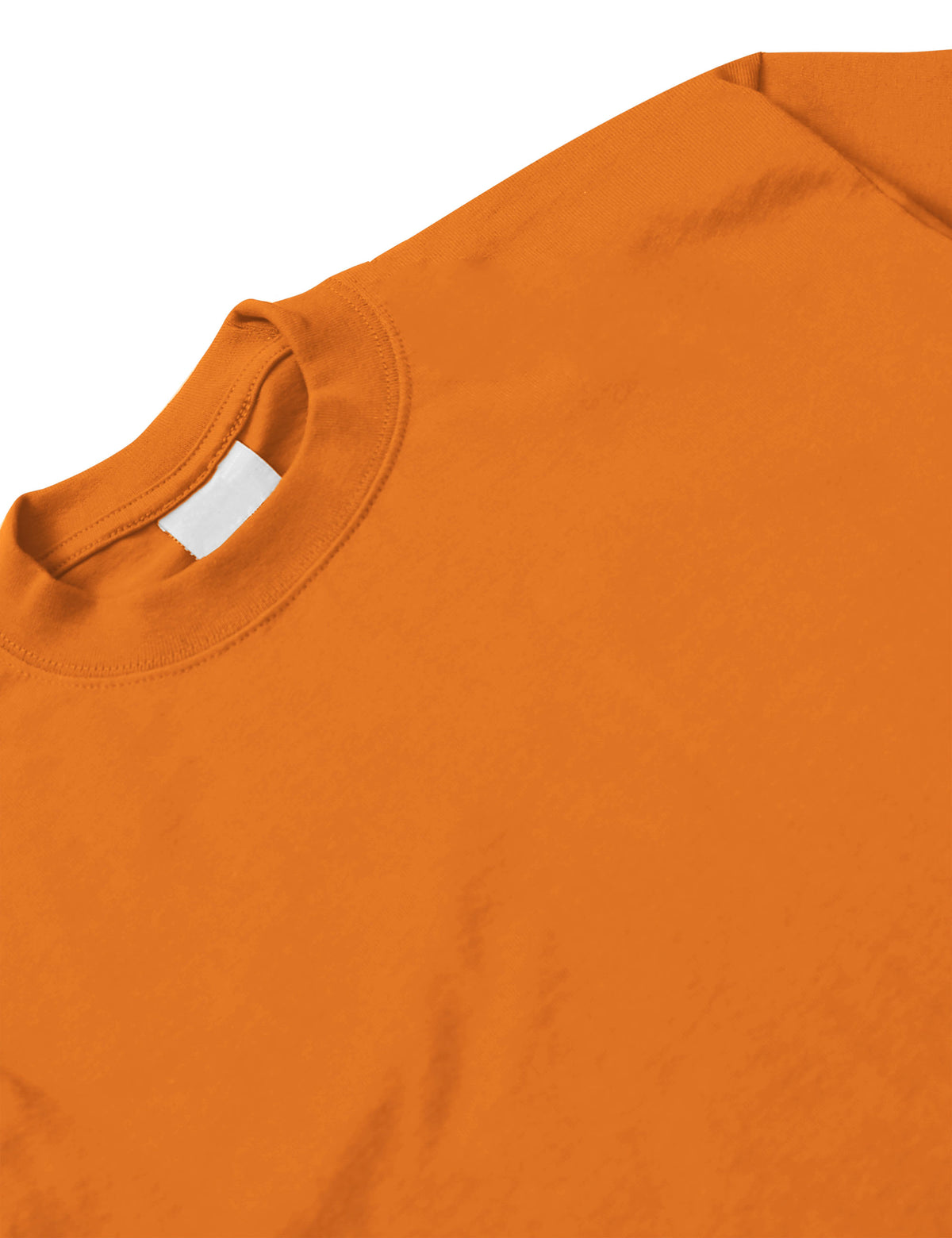 Men’s Super Max Heavyweight T Shirt Tall Sizes XLT-5XT in Orange - Hat and Beyond blank tee