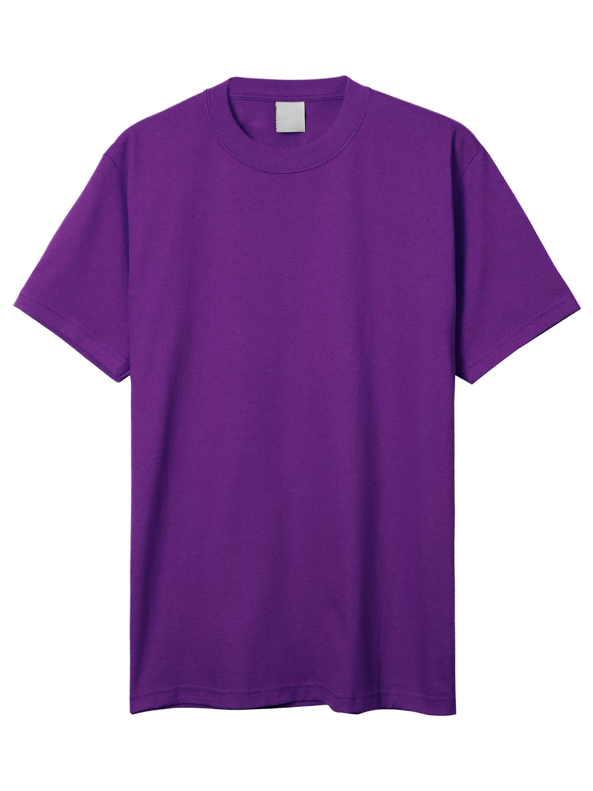 Men’s Super Max Heavyweight T Shirt S-2XL in Purple - Hat and Beyond blank tee