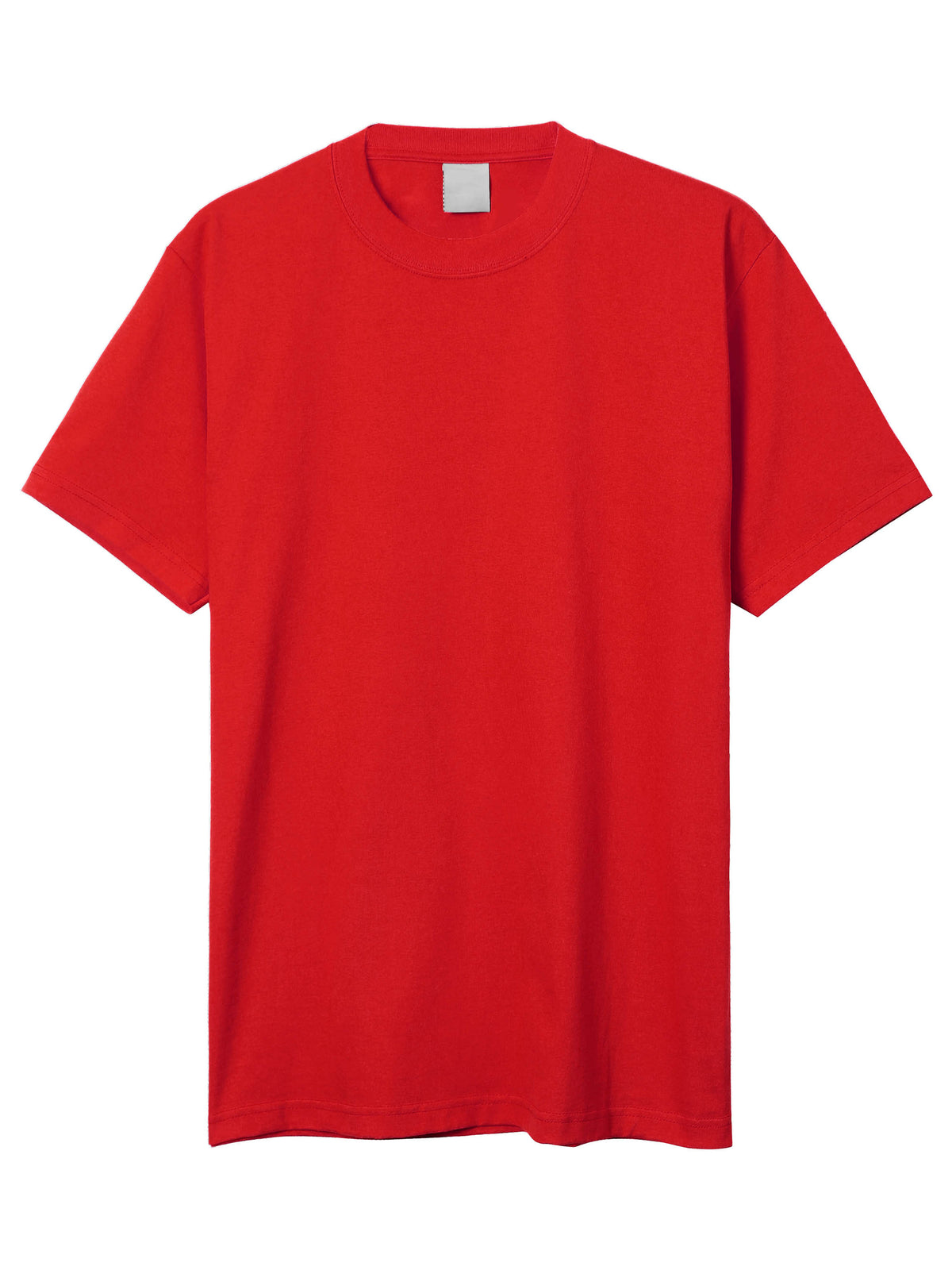 Men’s Super Max Heavyweight T Shirt Tall Sizes XLT-5XT in Red - Hat and Beyond blank tee