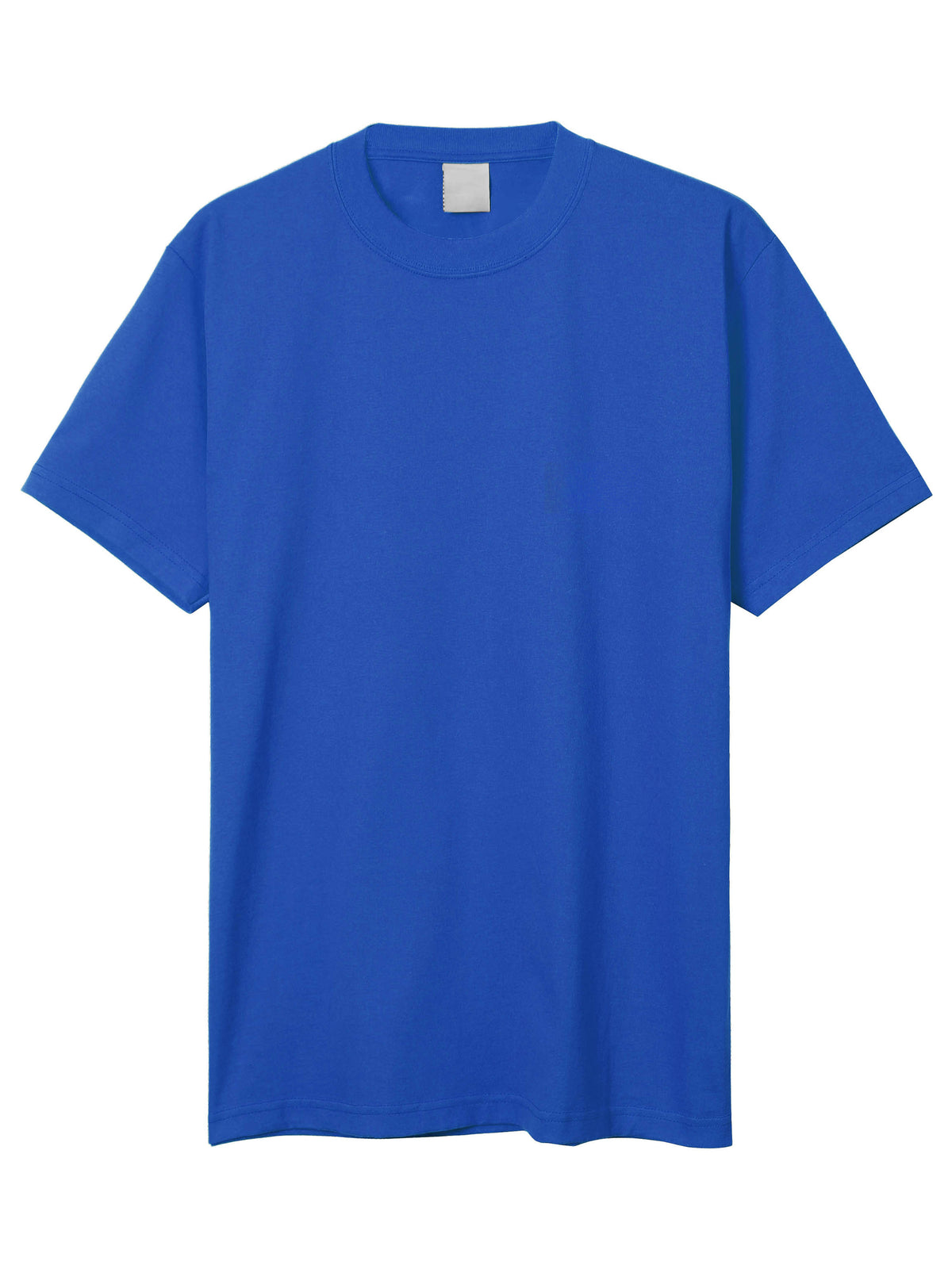 Men’s Super Max Heavyweight T Shirt Tall Sizes XLT-5XT in Royal Blue - Hat and Beyond blank tee
