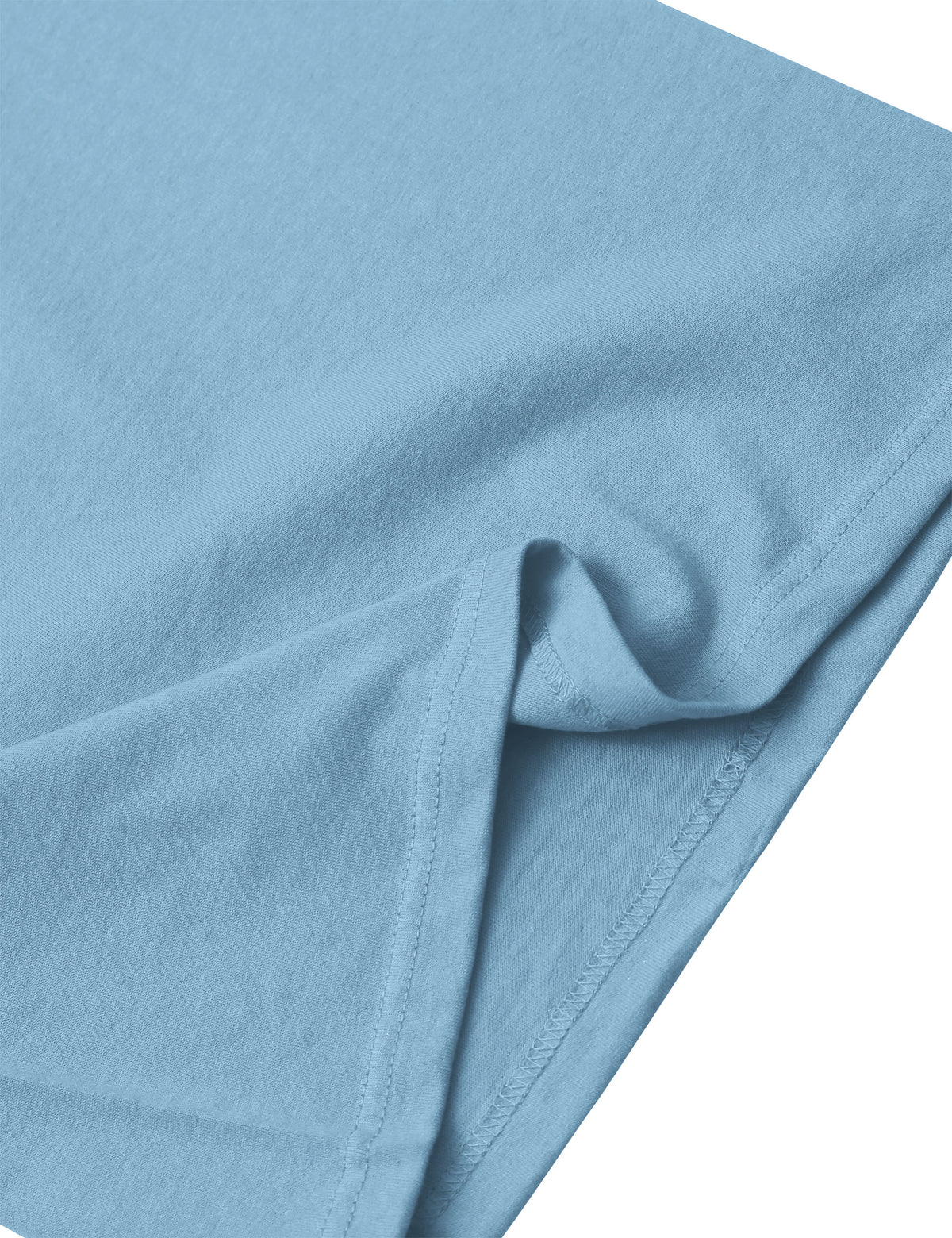 Men’s Super Max Heavyweight T Shirt S-2XL in Sky Blue - Hat and Beyond blank tee