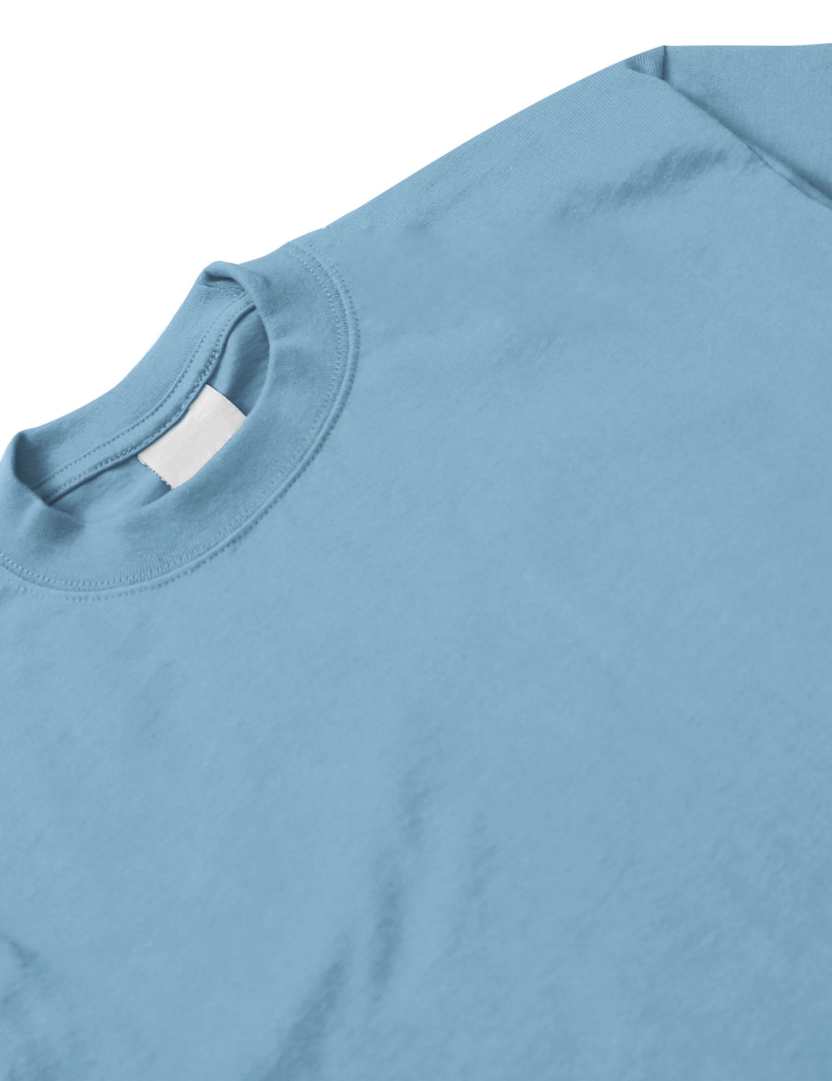 Men’s Super Max Heavyweight T Shirt Tall Sizes XLT-5XT in Sky Blue - Hat and Beyond blank tee