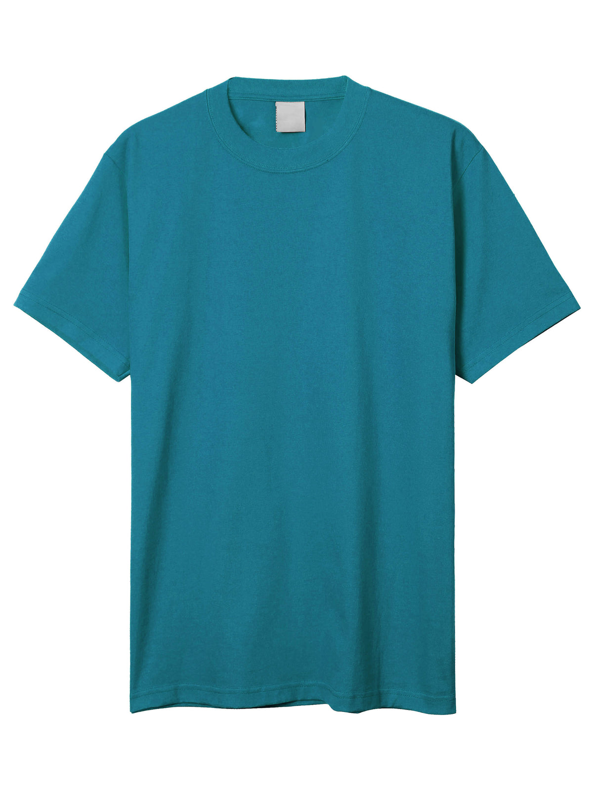 Men’s Super Max Heavyweight T Shirt Tall Sizes XLT-5XT in Turquoise - Hat and Beyond blank tee