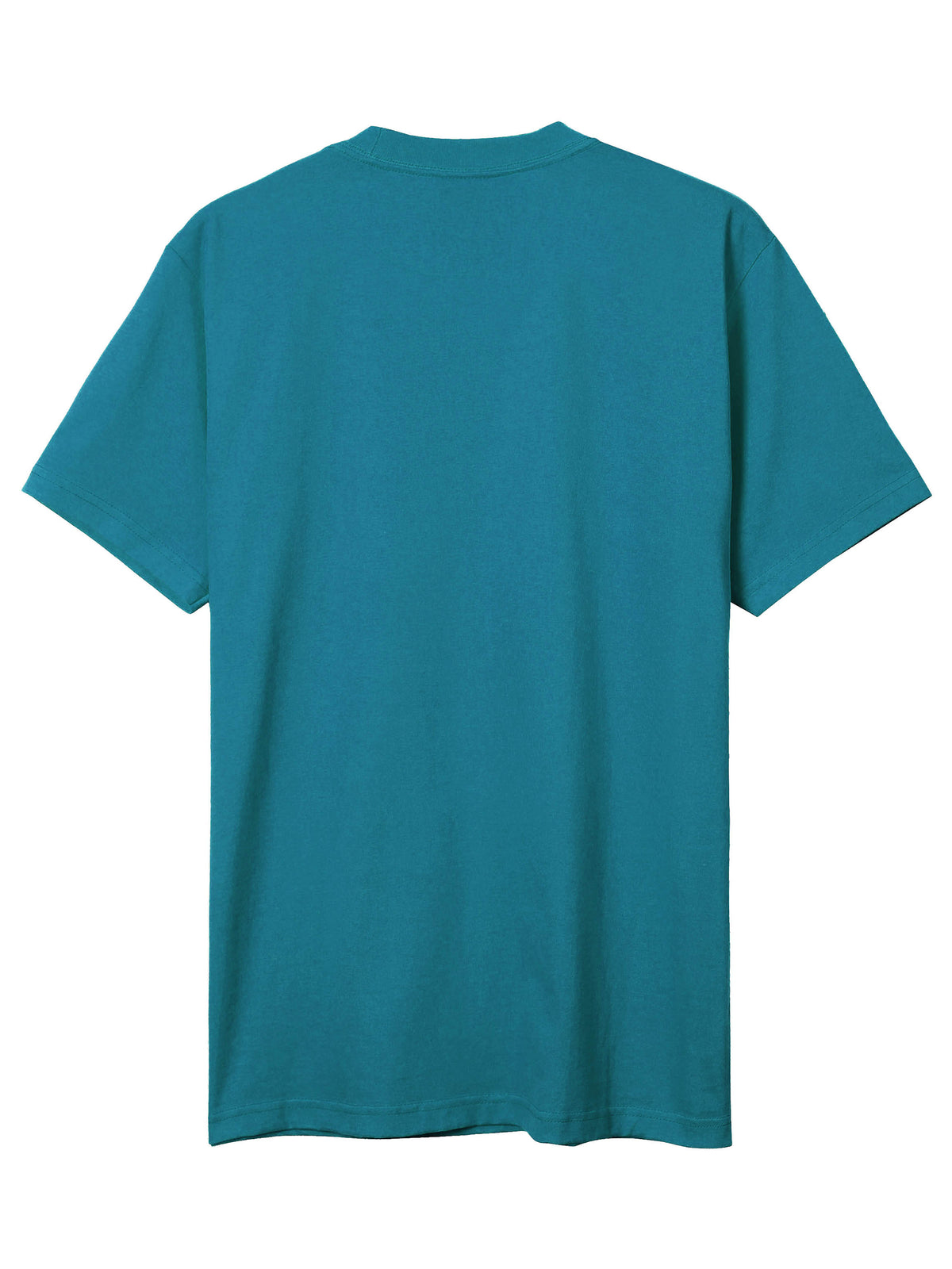 Men’s Super Max Heavyweight T Shirt Tall Sizes XLT-5XT in Turquoise - Hat and Beyond blank tee