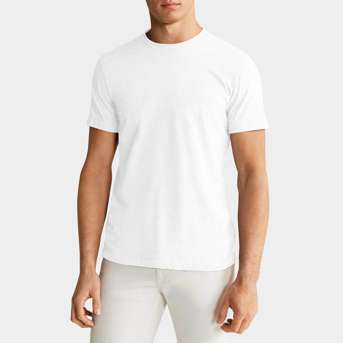 Men’s Tri-Blend T-Shirts in next level tri blend t shirt_best tri blend t shirts_men's tri blend t shirts_bella canvas triblend_bella triblend_White - Hat and Beyond blank tee