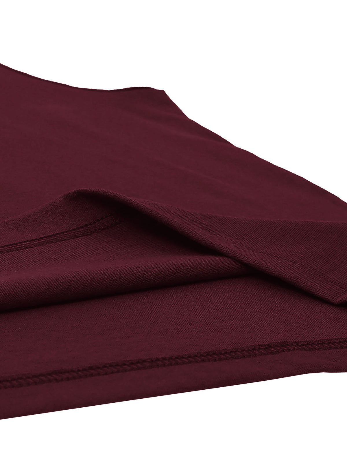Men’s Muscle Fit Workout Sleeveless Tank Top in Burgundy - Hat and Beyond tank top