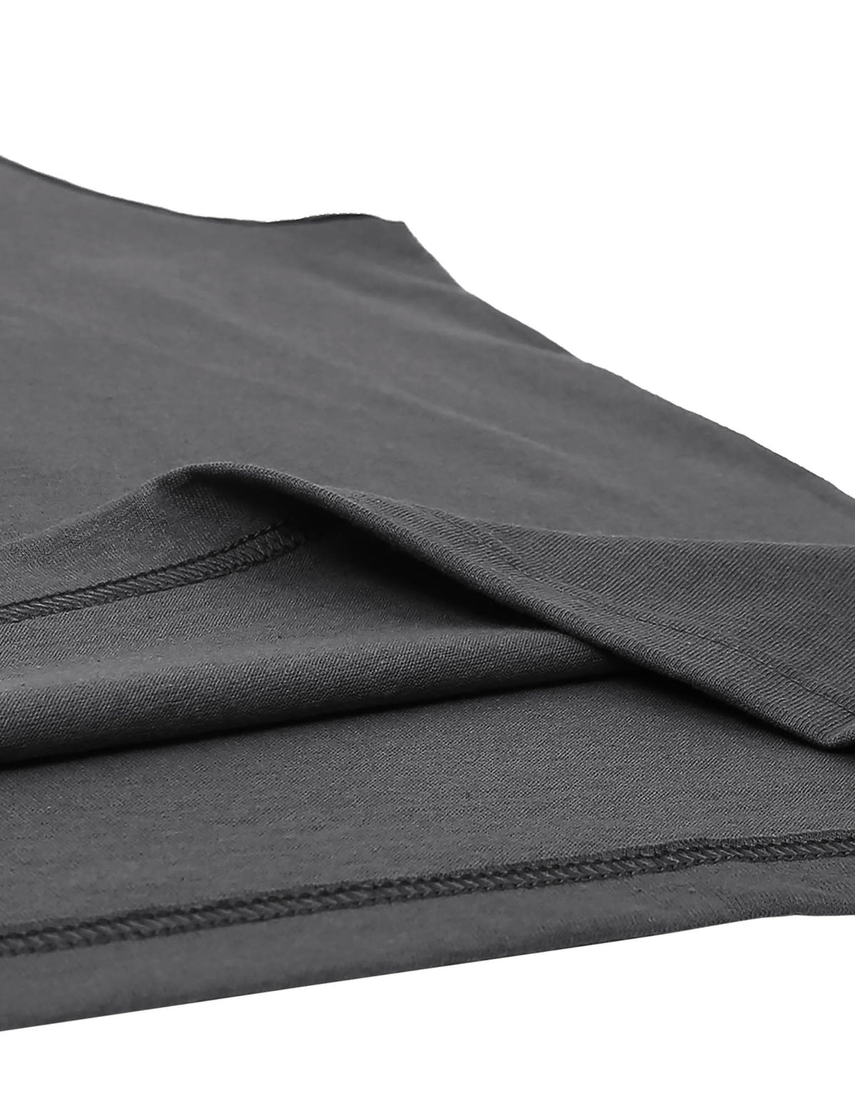 Men’s Muscle Fit Workout Sleeveless Tank Top in Charcoal - Hat and Beyond tank top