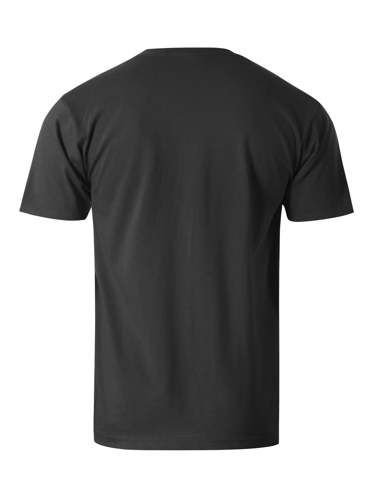 Men’s Essential Crew Neck Short Sleeve T Shirt 2XL-5XL in Dark Gray - Hat and Beyond blank tee