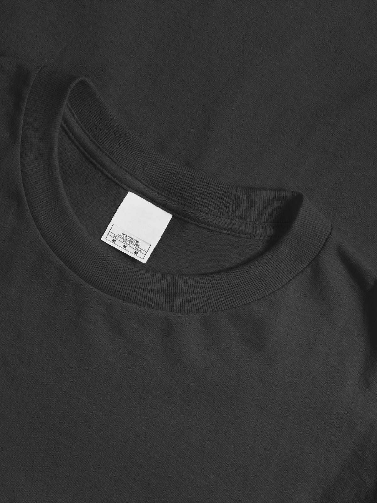Men’s Essential Crew Neck Short Sleeve T Shirt S-XL in Dark Gray - Hat and Beyond blank tee