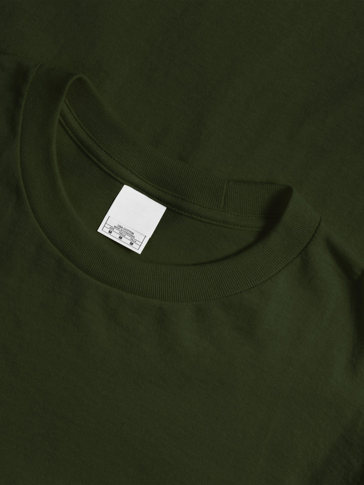Men’s Essential Crew Neck Short Sleeve T Shirt S-XL in Hunter Green - Hat and Beyond blank tee