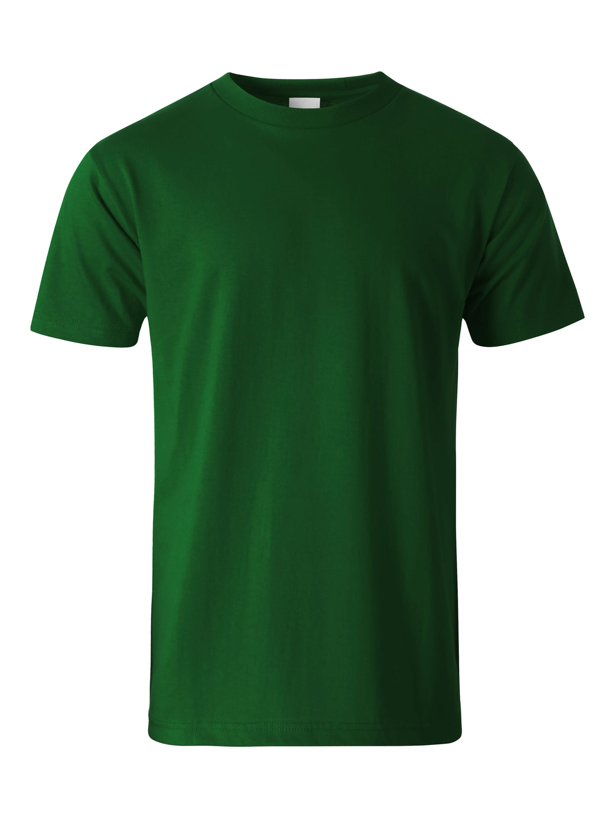 Men’s Essential Crew Neck Short Sleeve T Shirt 2XL-5XL in Kelly Green - Hat and Beyond blank tee