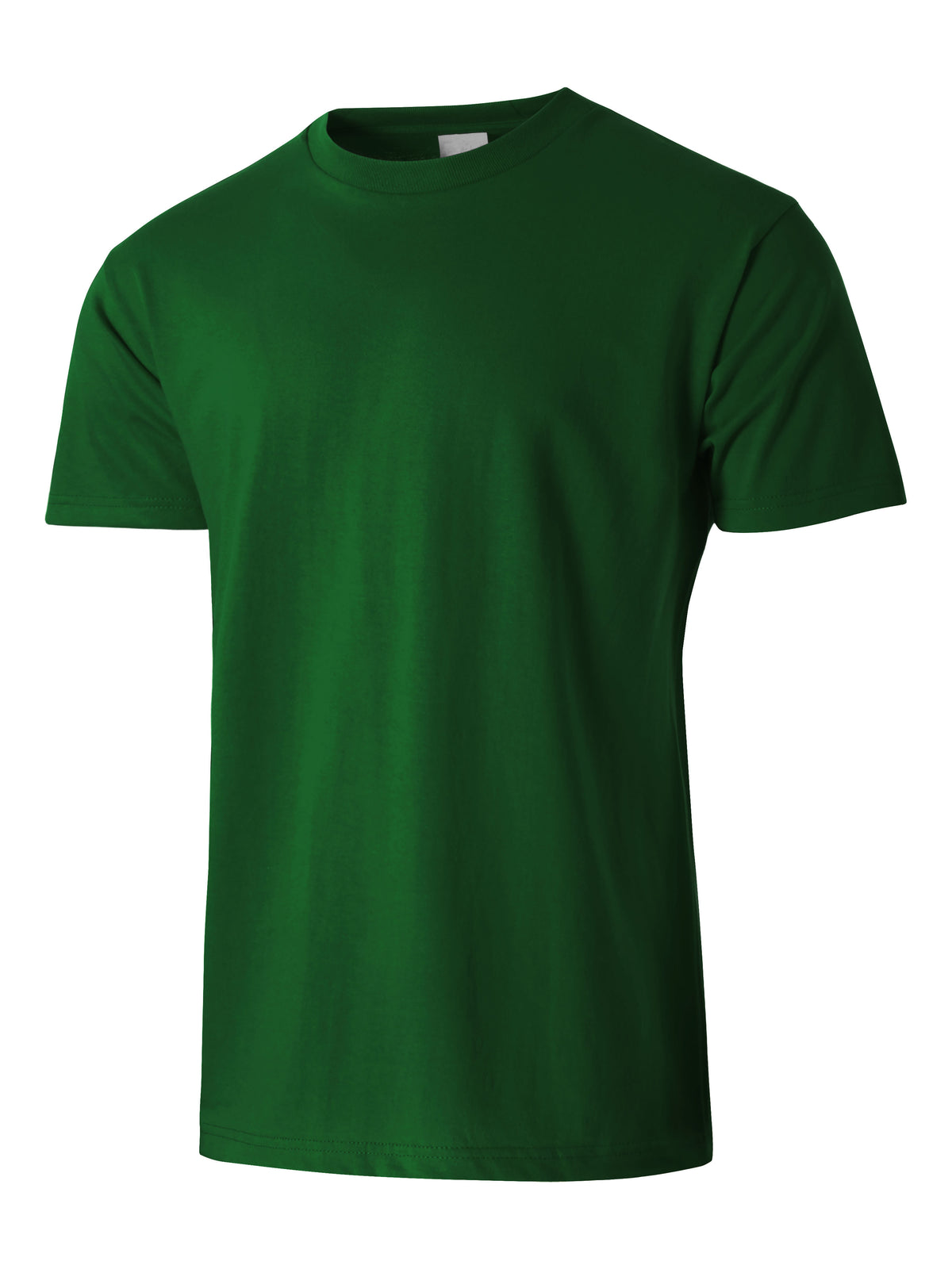 Men’s Essential Crew Neck Short Sleeve T Shirt 2XL-5XL in Kelly Green - Hat and Beyond blank tee