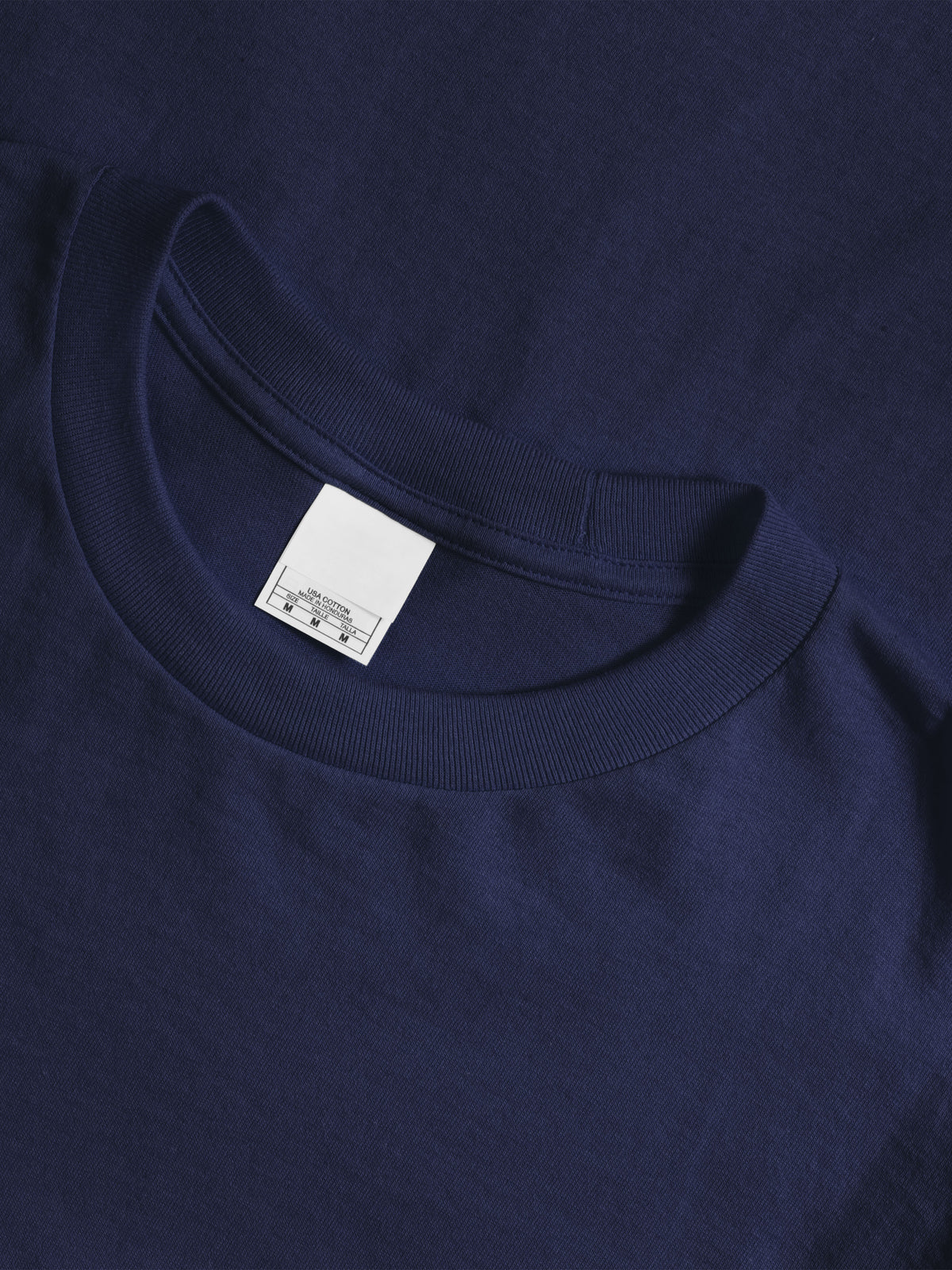 Men’s Essential Crew Neck Short Sleeve T Shirt S-XL in Navy - Hat and Beyond blank tee