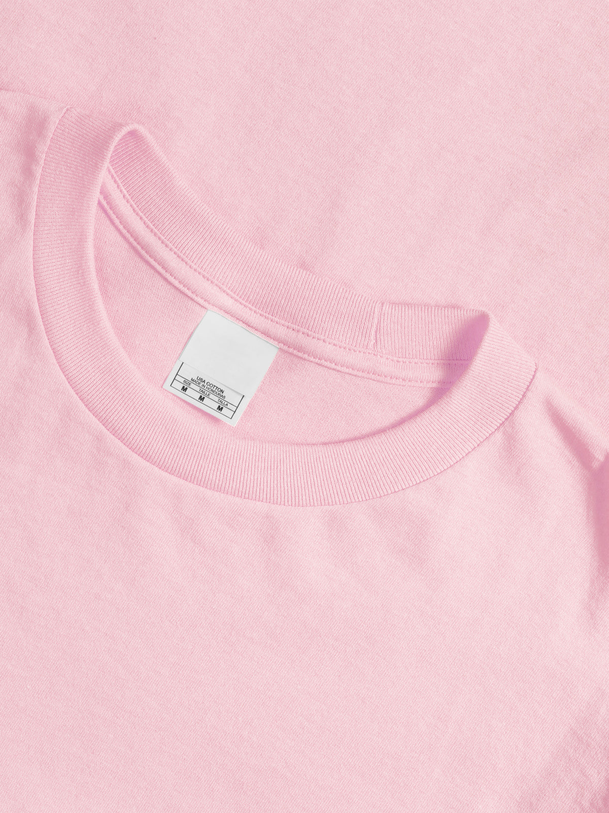 Men’s Essential Crew Neck Short Sleeve T Shirt S-XL in Pink - Hat and Beyond blank tee