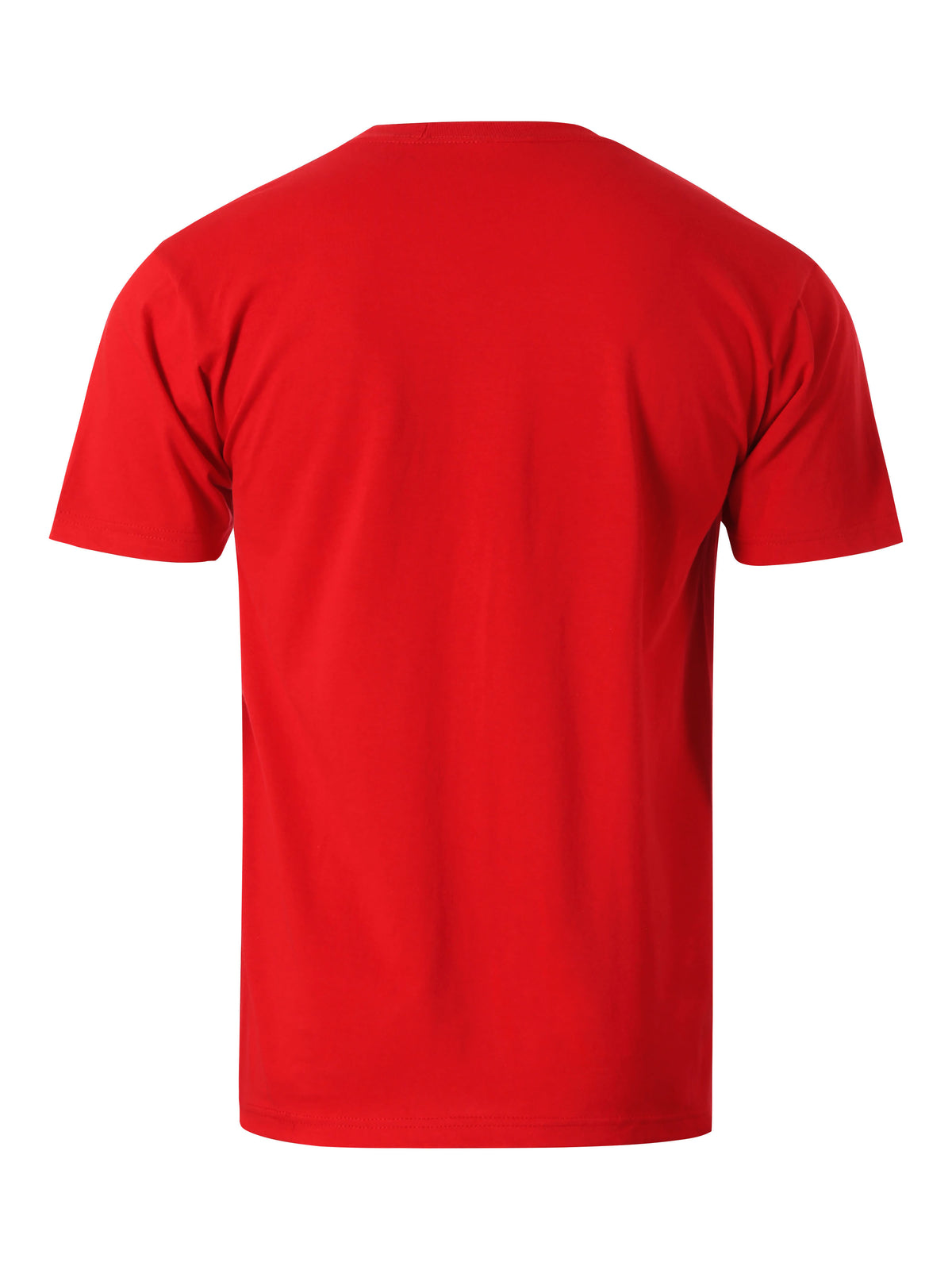Men’s Essential Crew Neck Short Sleeve T Shirt 2XL-5XL in Red - Hat and Beyond blank tee
