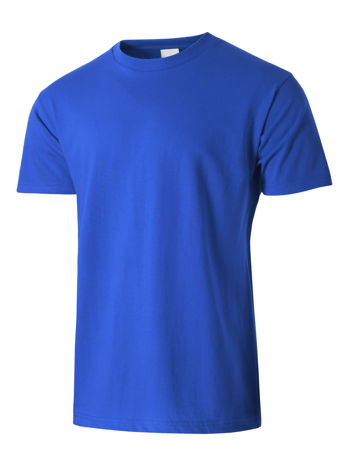 Men’s Essential Crew Neck Short Sleeve T Shirt 2XL-5XL in Royal Blue - Hat and Beyond blank tee
