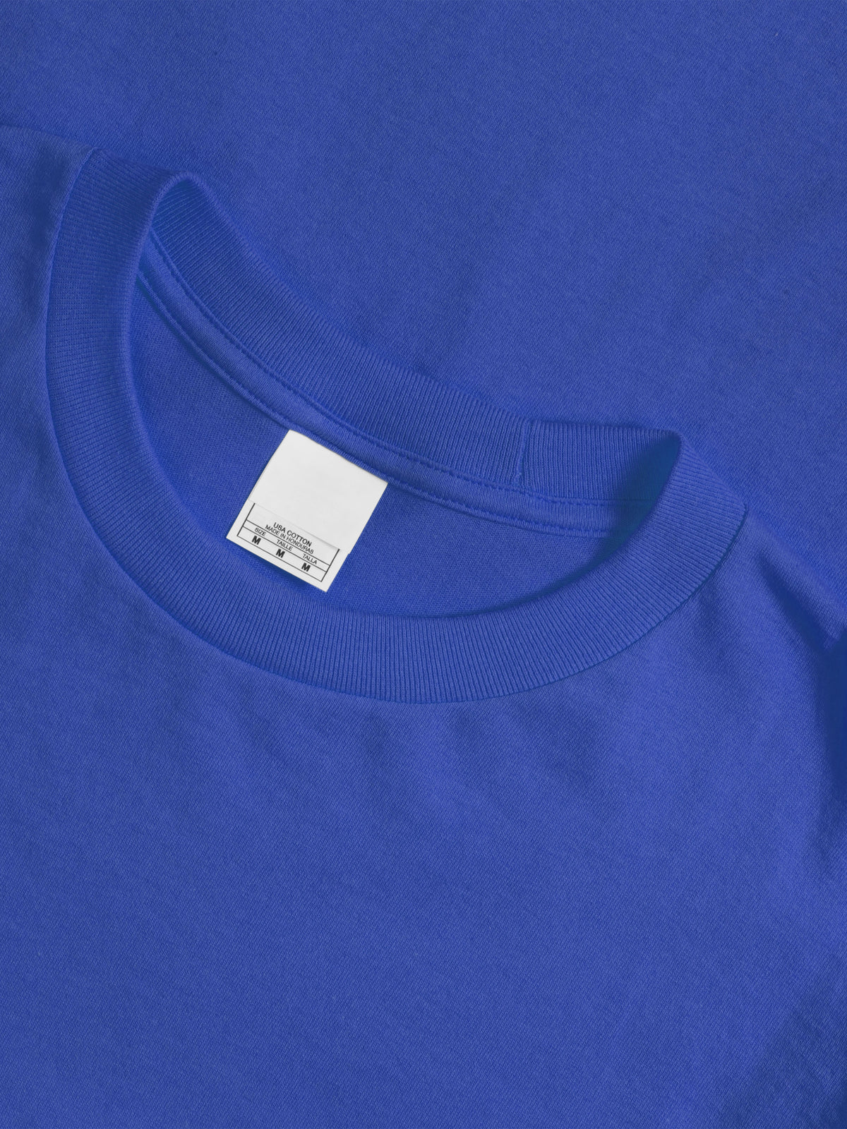 Men’s Essential Crew Neck Short Sleeve T Shirt 2XL-5XL in Royal Blue - Hat and Beyond blank tee
