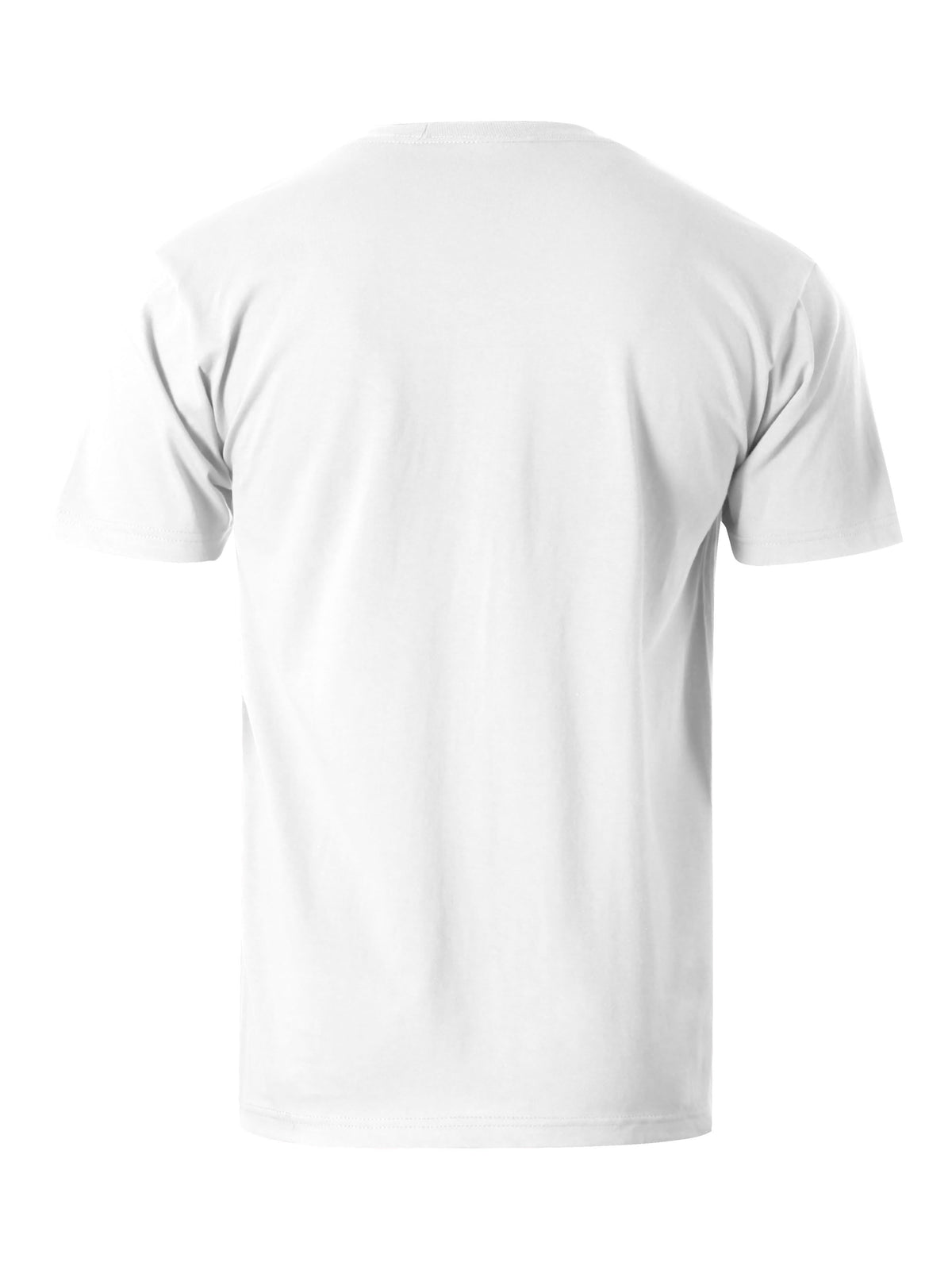 Men’s Essential Crew Neck Short Sleeve T Shirt S-XL in White - Hat and Beyond blank tee
