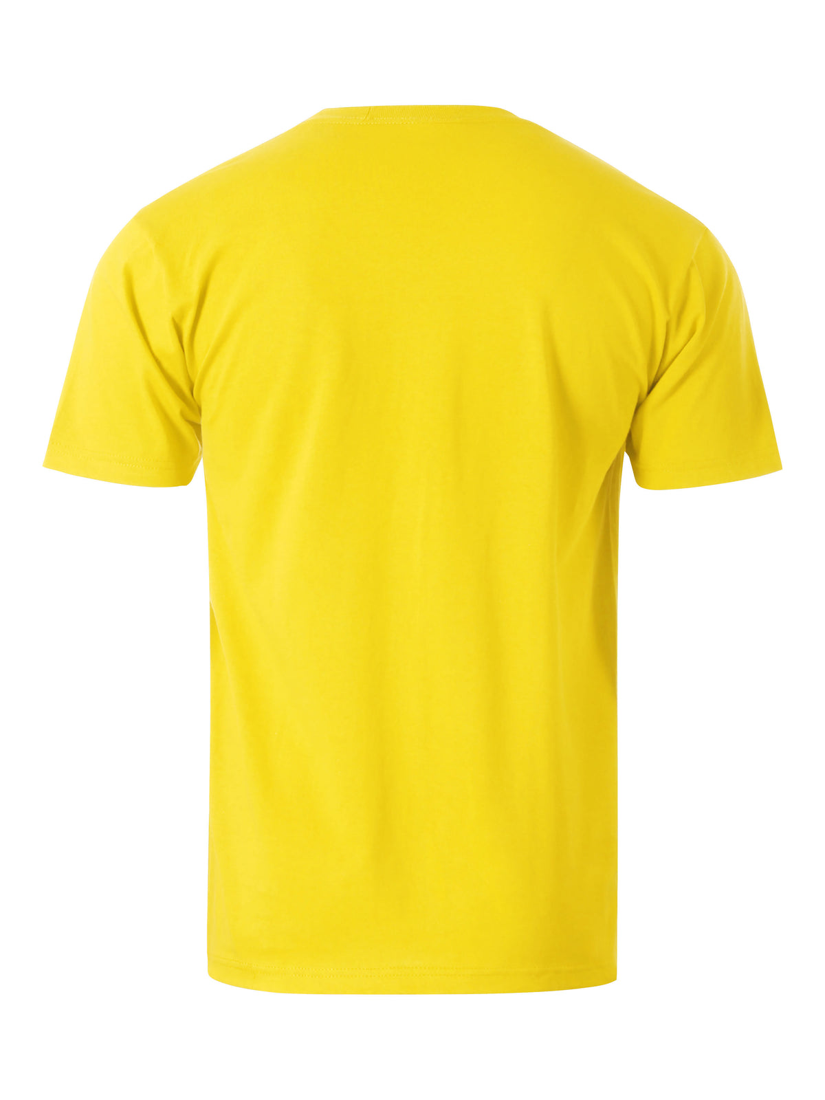 Men’s Essential Crew Neck Short Sleeve T Shirt 2XL-5XL in Yellow - Hat and Beyond blank tee