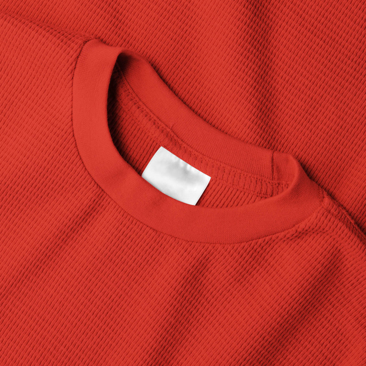 Men’s Waffle Thermal Sweatshirts in thermal shirt_thermal long sleeve_mens thermal shirt_long sleeve thermal shirts_mens thermal long sleeve_thermal clothing mens_Red - Hat and Bey