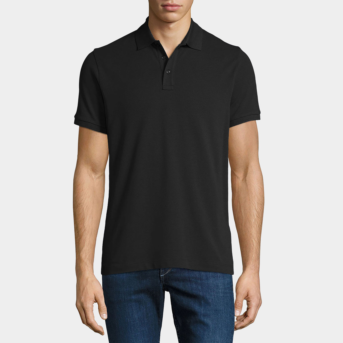 Men’s Polo Shirt in us polo shirts_boys polo shirts_classic polo_polo for men_golf polo shirts_cheap polo shirts_pique polo_classic polo t shirts_classic polo shirts_Black - Hat an