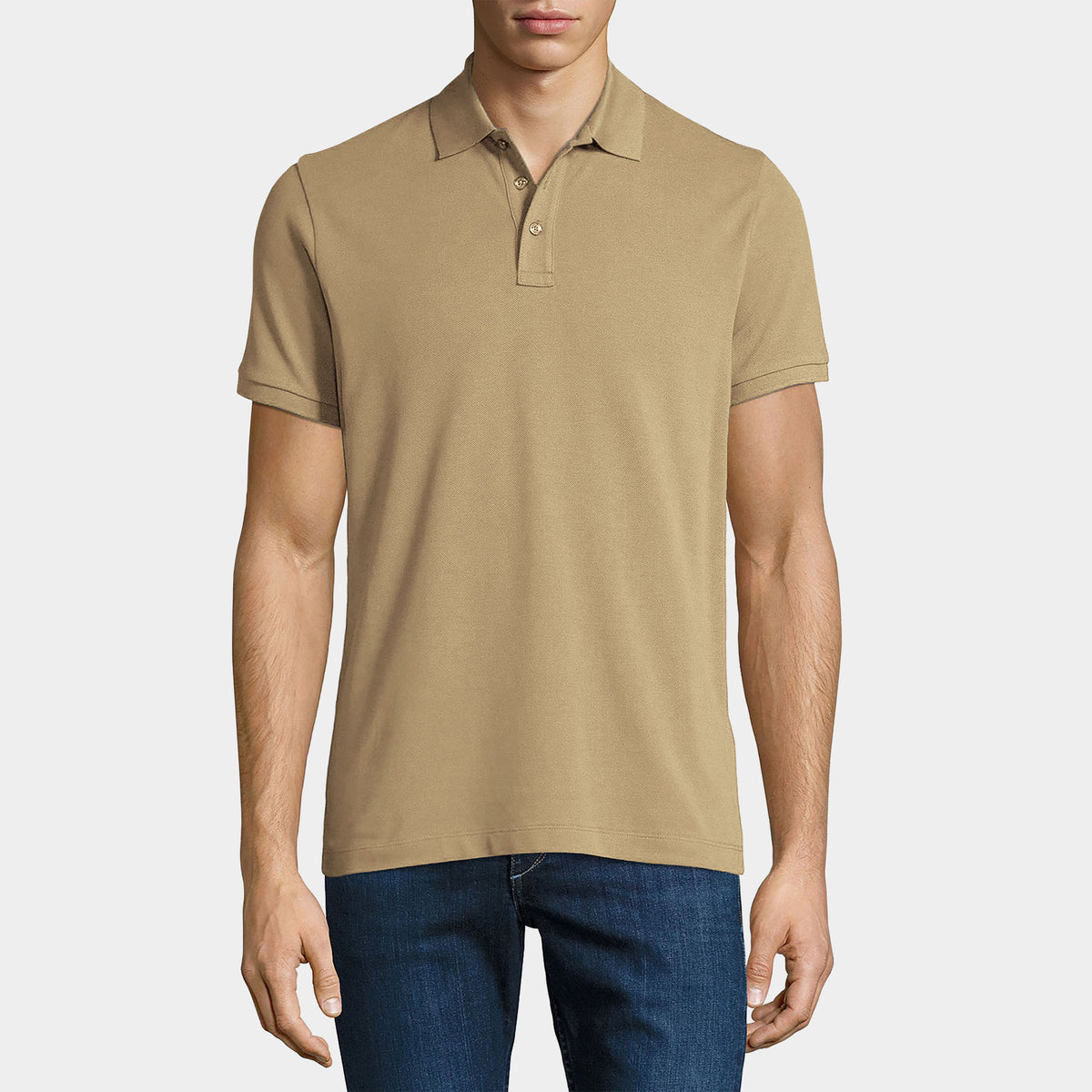 Men’s Polo Shirt in us polo shirts_boys polo shirts_classic polo_polo for men_golf polo shirts_cheap polo shirts_pique polo_classic polo t shirts_classic polo shirts_Khaki - Hat an