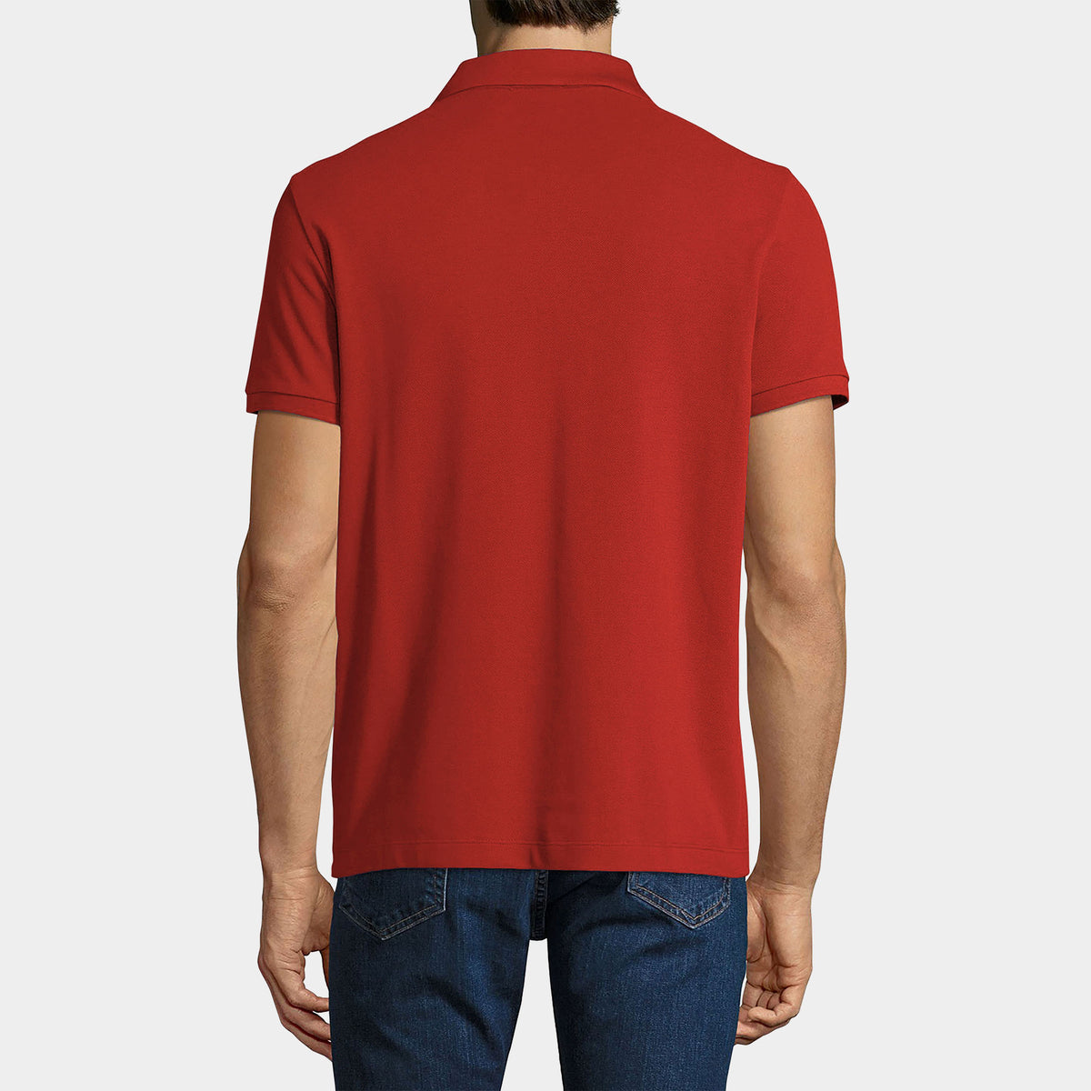 Men’s Polo Shirt in us polo shirts_boys polo shirts_classic polo_polo for men_golf polo shirts_cheap polo shirts_pique polo_classic polo t shirts_classic polo shirts_Red - Hat and 