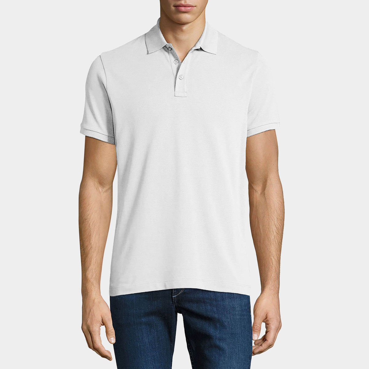 Men’s Performance Polo Shirt in mens polo shirts_sports polos_golf polo_polo t shirts for men_custom polo shirts_cheap polo shirts_polo shirts on sale_designer polo shirts_White - 