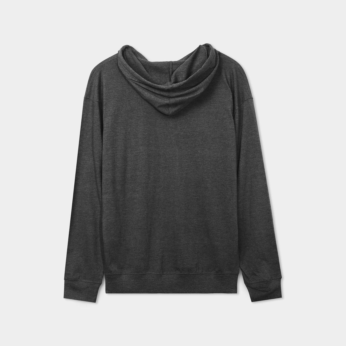 Men’s Lightweight Pullover Hoodie in hoodie_hoodies for men_hooded sweatshirt_custom hoodies_cheap hoodies_couple hoodies_pullover hoodie_mens pullover hoodie_Charcoal - Hat and Be