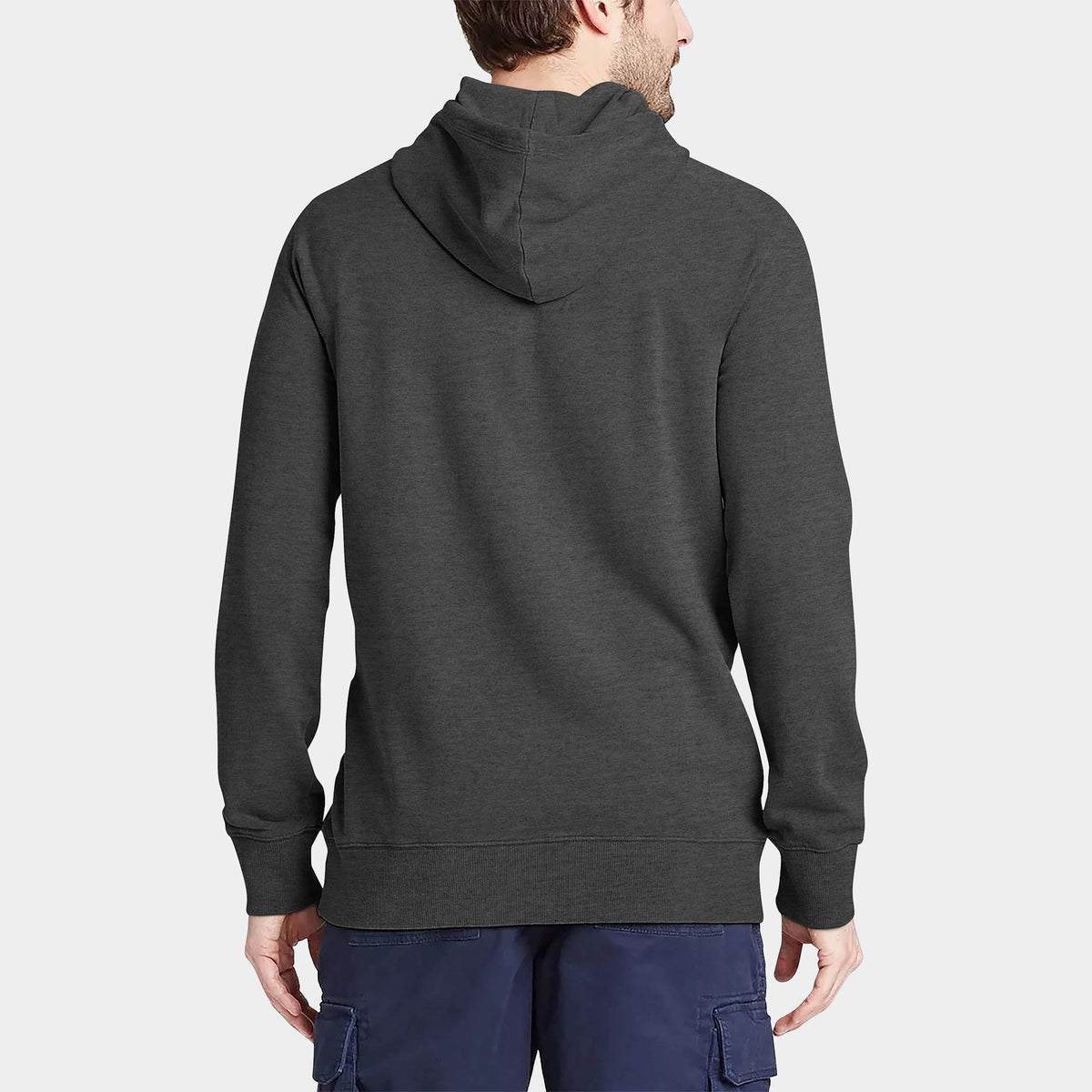 Men’s Lightweight Pullover Hoodie in hoodie_hoodies for men_hooded sweatshirt_custom hoodies_cheap hoodies_couple hoodies_pullover hoodie_mens pullover hoodie_Charcoal - Hat and Be