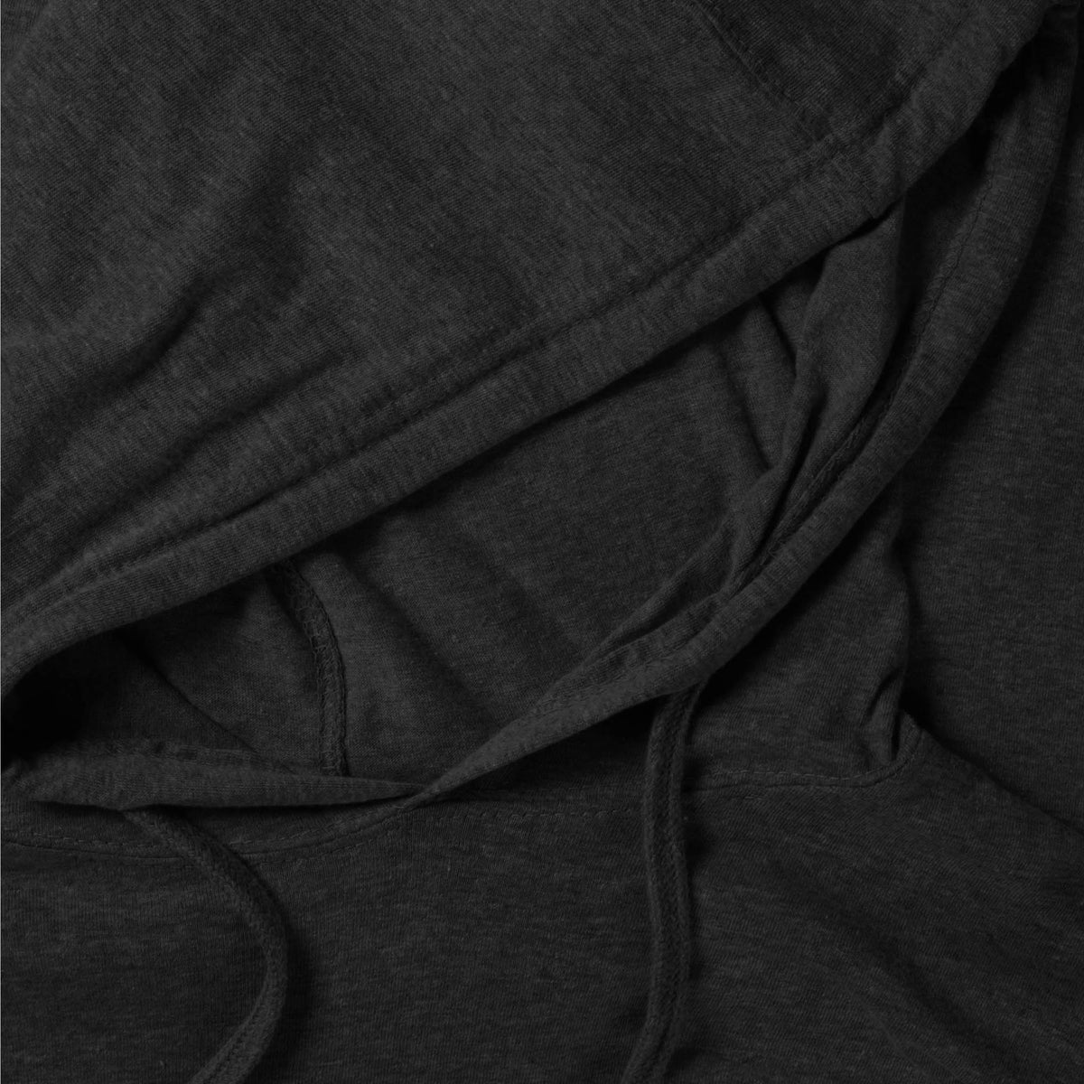Men’s Lightweight Pullover Hoodie in hoodie_hoodies for men_hooded sweatshirt_custom hoodies_cheap hoodies_couple hoodies_pullover hoodie_mens pullover hoodie_Heather Black - Hat a