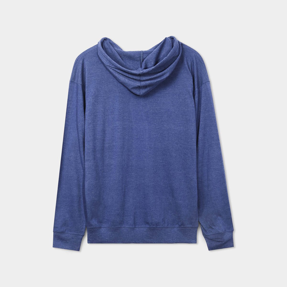Men’s Lightweight Pullover Hoodie in hoodie_hoodies for men_hooded sweatshirt_custom hoodies_cheap hoodies_couple hoodies_pullover hoodie_mens pullover hoodie_Heather Royal Blue - 