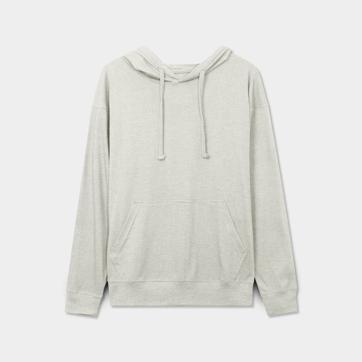 Men’s Lightweight Pullover Hoodie in hoodie_hoodies for men_hooded sweatshirt_custom hoodies_cheap hoodies_couple hoodies_pullover hoodie_mens pullover hoodie_Oatmeal - Hat and Bey