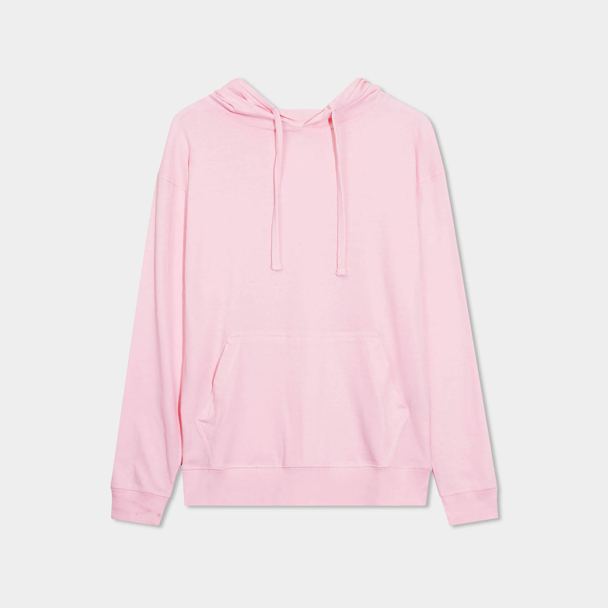 Men’s Lightweight Pullover Hoodie in hoodie_hoodies for men_hooded sweatshirt_custom hoodies_cheap hoodies_couple hoodies_pullover hoodie_mens pullover hoodie_Pink - Hat and Beyond