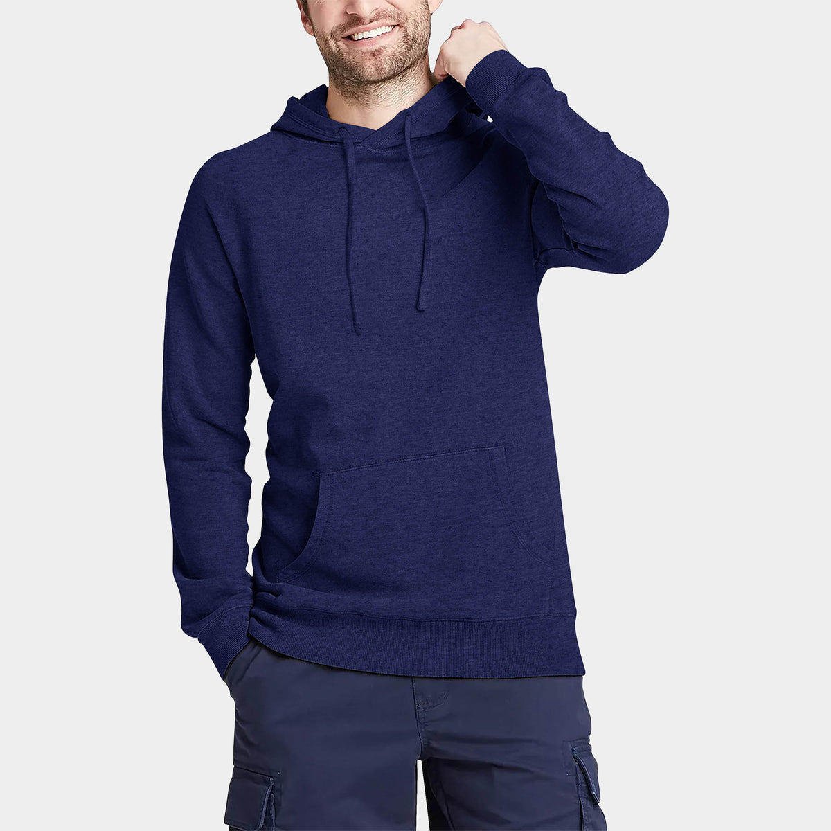 Men’s Lightweight Pullover Hoodie in hoodie_hoodies for men_hooded sweatshirt_custom hoodies_cheap hoodies_couple hoodies_pullover hoodie_mens pullover hoodie_Royal Caviar - Hat an