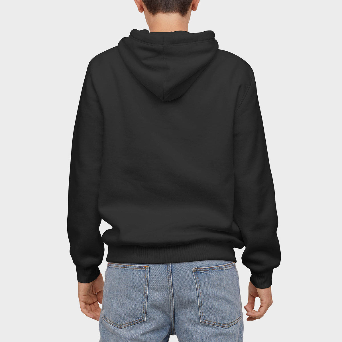 Men’s Pullover Hoodie in pullover hoodie_mens pullover hoodie_pullover sweatshirt_champion pullover hoodie_hooded pullover_heavyweight pullover hoodie_Black - Hat and Beyond hoodie