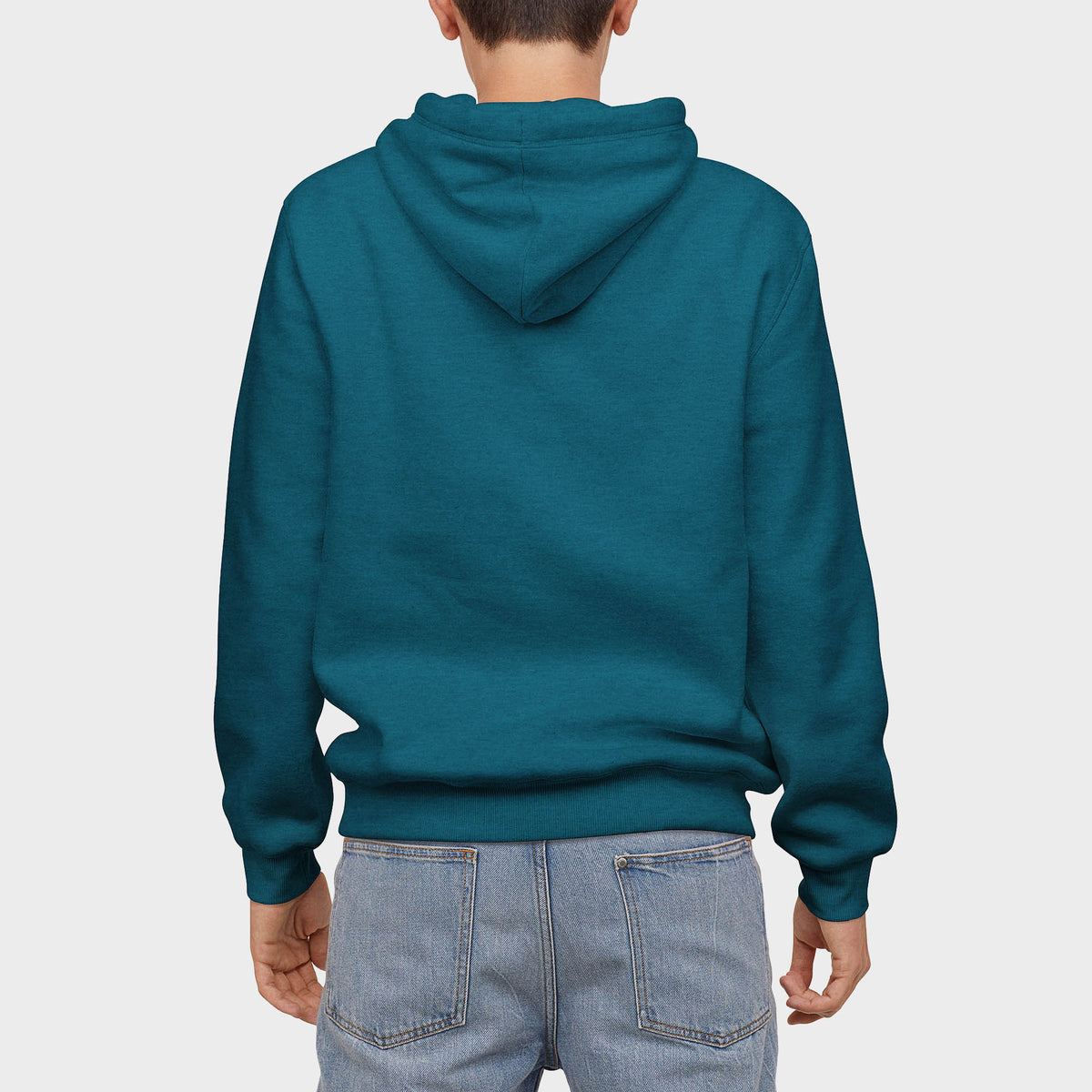 Men’s Pullover Hoodie in pullover hoodie_mens pullover hoodie_pullover sweatshirt_champion pullover hoodie_hooded pullover_heavyweight pullover hoodie_Cyan Caviar - Hat and Beyond 