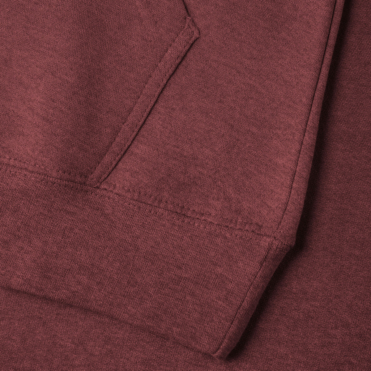 Men’s Pullover Hoodie in pullover hoodie_mens pullover hoodie_pullover sweatshirt_champion pullover hoodie_hooded pullover_heavyweight pullover hoodie_Heather Burgundy - Hat and Be