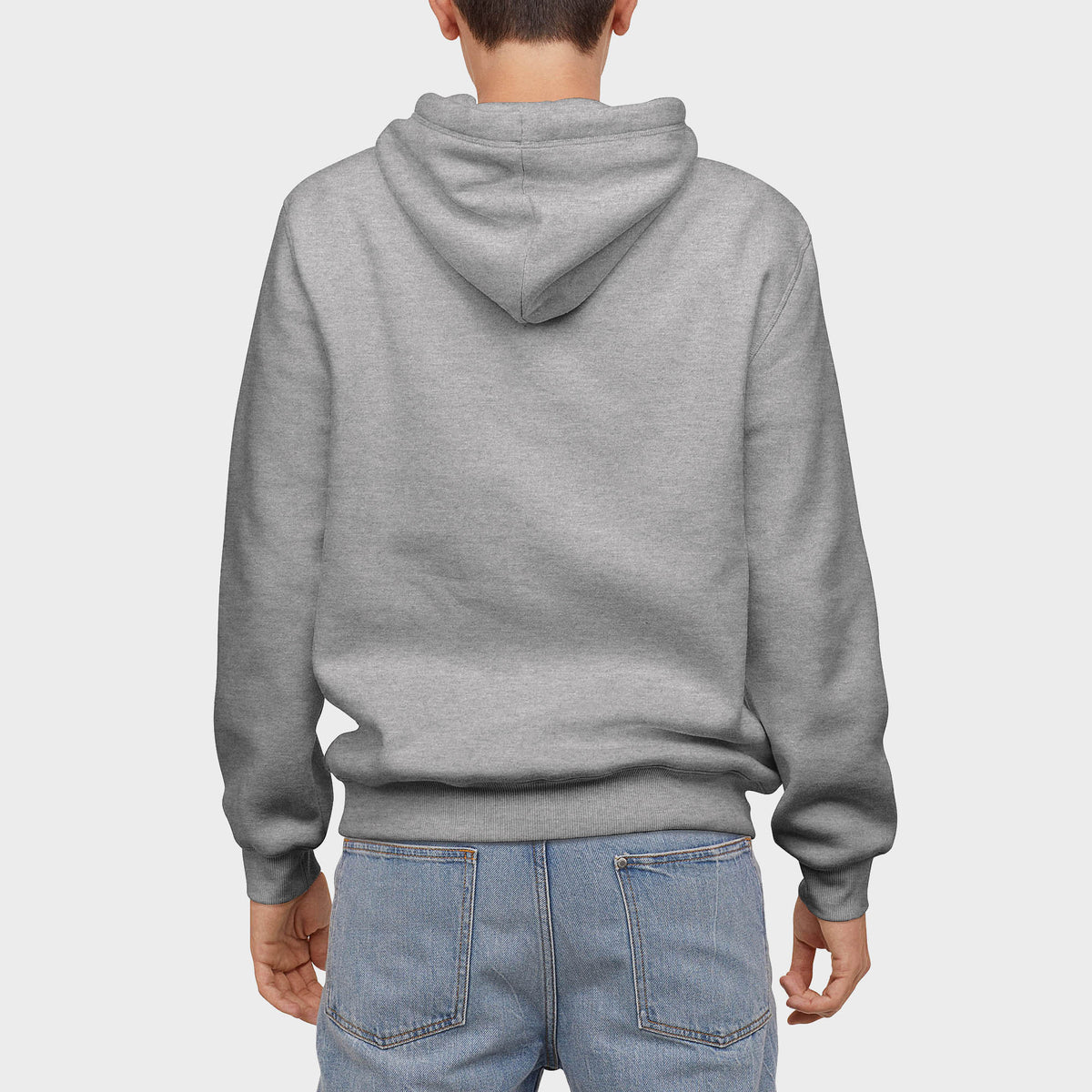 Men’s Pullover Hoodie in pullover hoodie_mens pullover hoodie_pullover sweatshirt_champion pullover hoodie_hooded pullover_heavyweight pullover hoodie_Heather Gray - Hat and Beyond