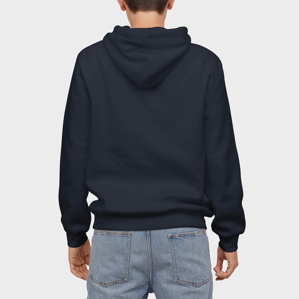 Men’s Pullover Hoodie in pullover hoodie_mens pullover hoodie_pullover sweatshirt_champion pullover hoodie_hooded pullover_heavyweight pullover hoodie_Navy - Hat and Beyond hoodie
