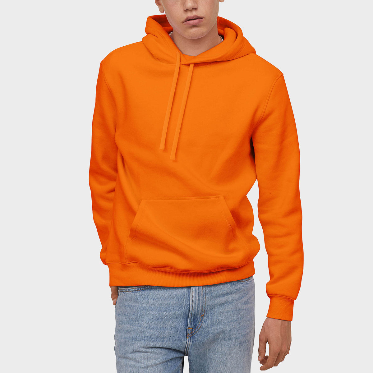 Men’s Pullover Hoodie in pullover hoodie_mens pullover hoodie_pullover sweatshirt_champion pullover hoodie_hooded pullover_heavyweight pullover hoodie_Orange - Hat and Beyond hoodi