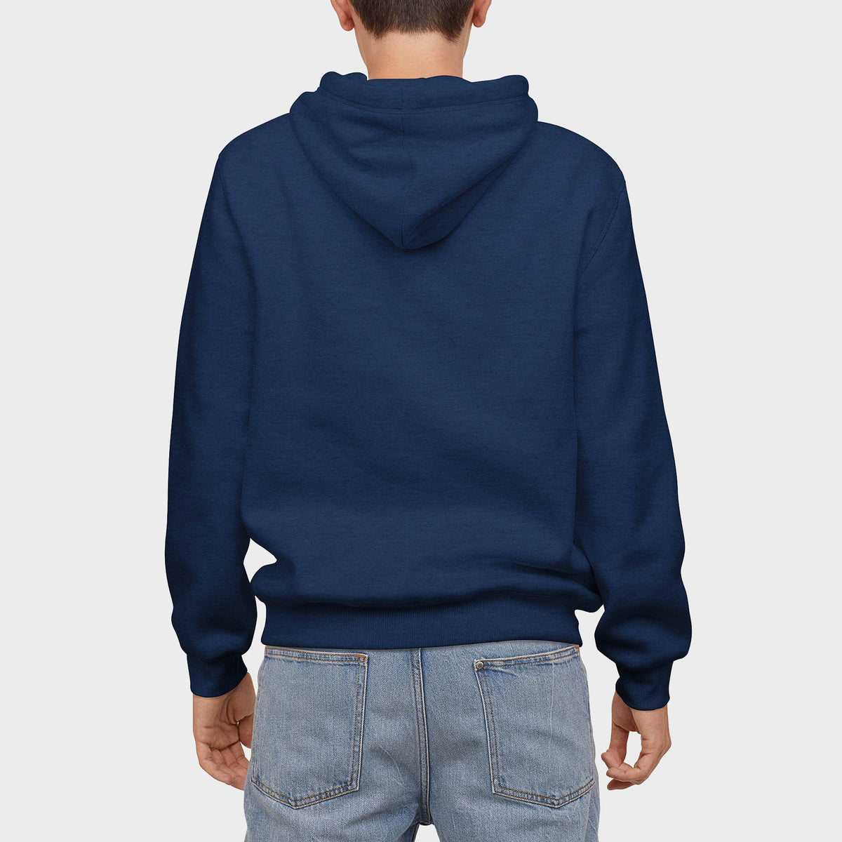 Men’s Pullover Hoodie in pullover hoodie_mens pullover hoodie_pullover sweatshirt_champion pullover hoodie_hooded pullover_heavyweight pullover hoodie_Royal Blue Caviar - Hat and B