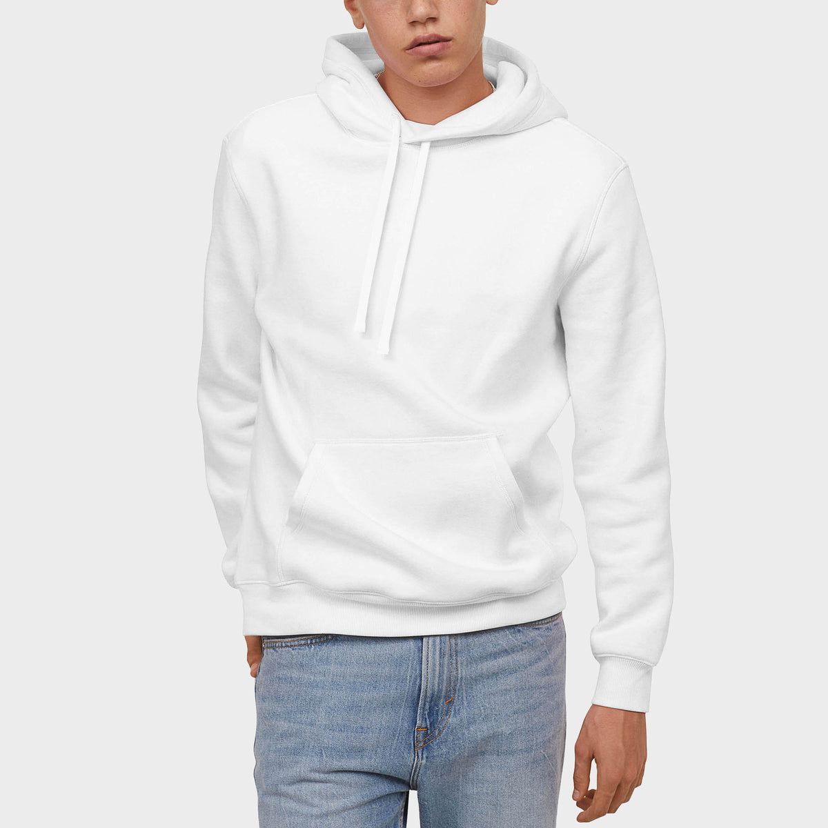 Men’s Pullover Hoodie in pullover hoodie_mens pullover hoodie_pullover sweatshirt_champion pullover hoodie_hooded pullover_heavyweight pullover hoodie_White - Hat and Beyond hoodie