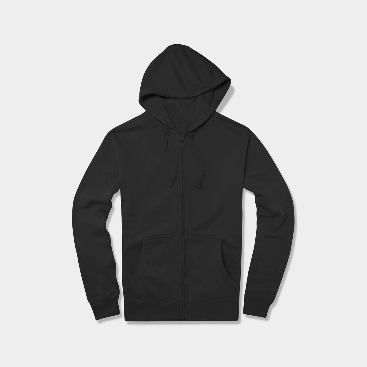Men’s Zip Up Hoodie in zip up hoodie_mens zip up hoodie_zipper hoodie_champion zip up hoodie_zip up sweatshirt_boys zip up hoodielong zip up hoodie_best zip up hoodies_Black - Hat 