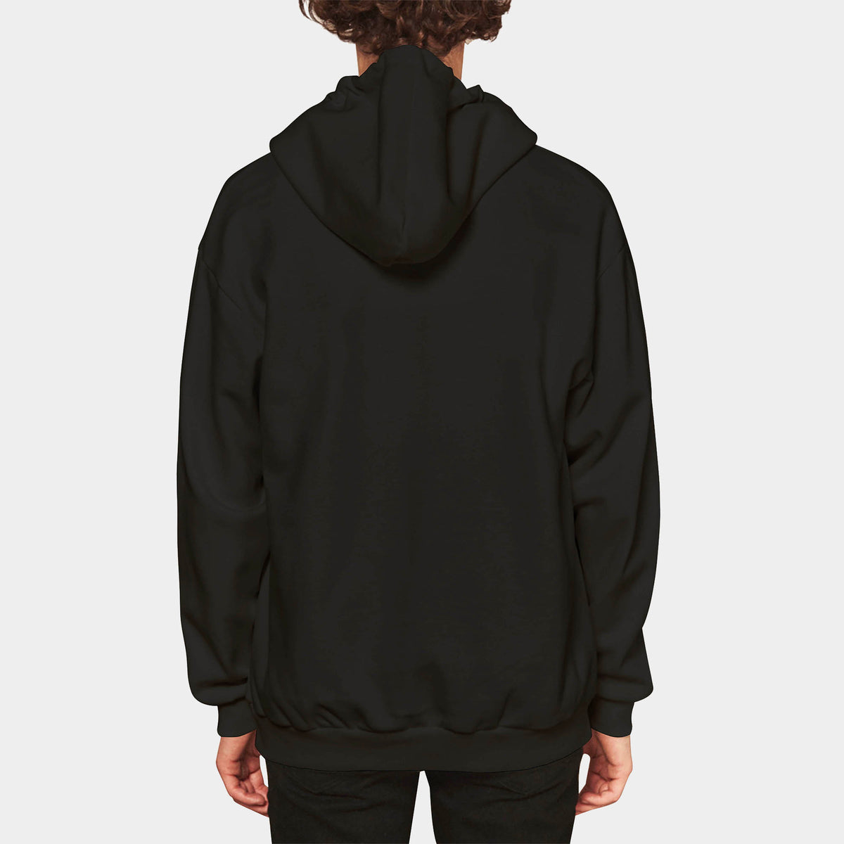 Men’s Zip Up Hoodie in zip up hoodie_mens zip up hoodie_zipper hoodie_champion zip up hoodie_zip up sweatshirt_boys zip up hoodielong zip up hoodie_best zip up hoodies_Black - Hat 