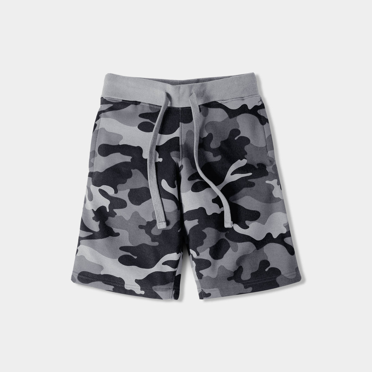 Men’s Fleece Sweat Shorts in boys fleece shorts_hollister fleece shorts_mens fleece shorts cheap_chino shorts_sweat shorts_mens running shorts_sports shorts_cotton shorts_Gray Camo