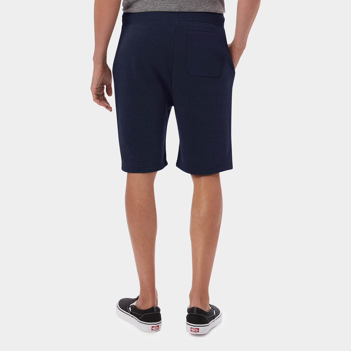 Men’s Fleece Sweat Shorts in boys fleece shorts_hollister fleece shorts_mens fleece shorts cheap_chino shorts_sweat shorts_mens running shorts_sports shorts_cotton shorts_Navy - Ha