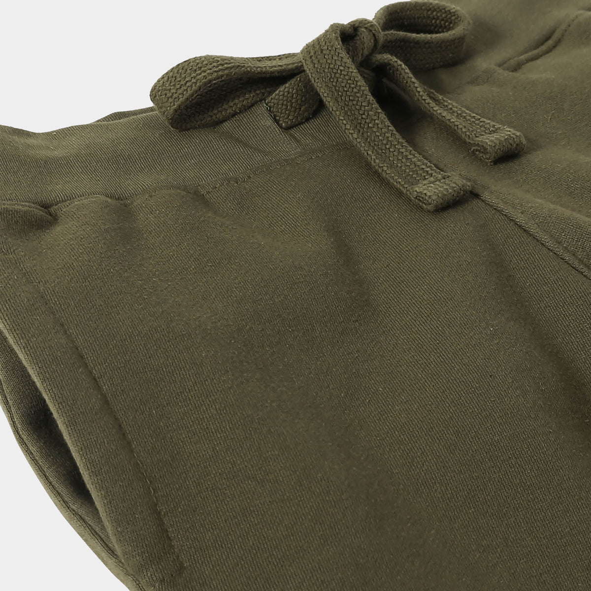 Men’s Fleece Sweat Shorts in boys fleece shorts_hollister fleece shorts_mens fleece shorts cheap_chino shorts_sweat shorts_mens running shorts_sports shorts_cotton shorts_Olive - H