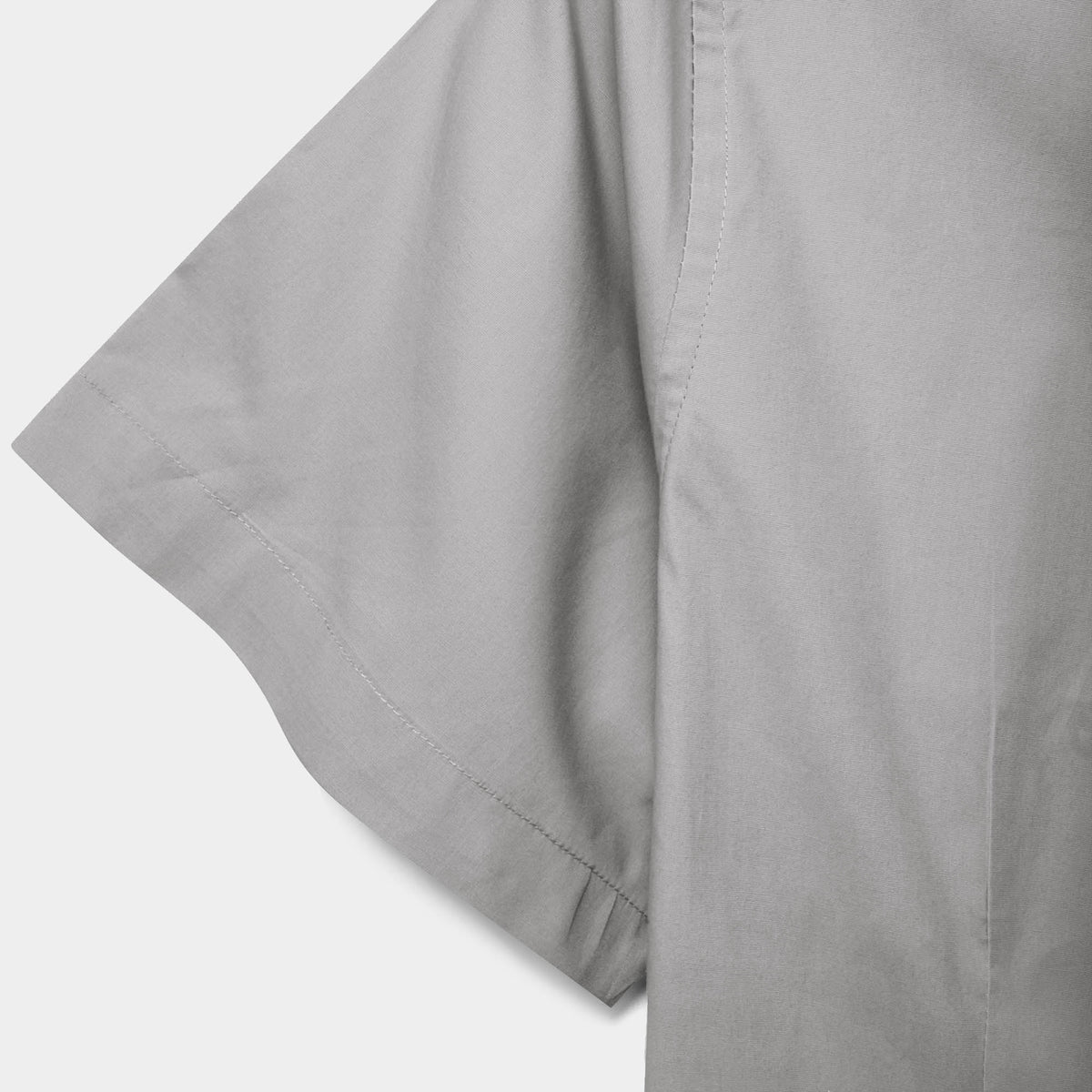 Men’s Short Sleeve Stretch Dress Shirt in stretch dress shirt_stretch shirts_t shirt stretch_stretch cotton shirt_mens stretch shirts_slim fit stretch_mens stretch dress shirts_Gra