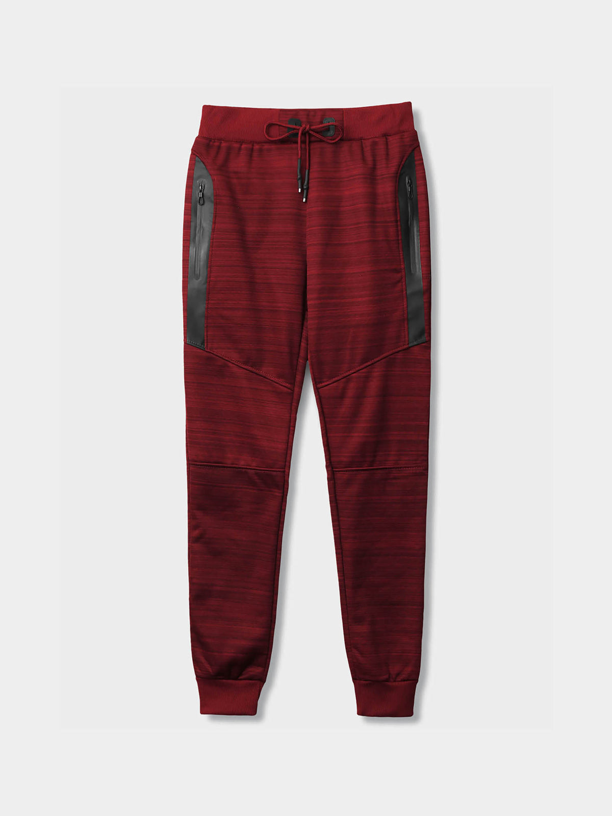 Men's Modern Joggers Burgundy – Wholesale Blank Slim Fit Joggers | Hat and Beyond